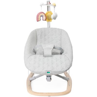 Chicco Zen Wave Rocker 0 to 6 Months Wooden Grey Chicco Zen Wave Rocker 0 to 6 Months Wooden Grey