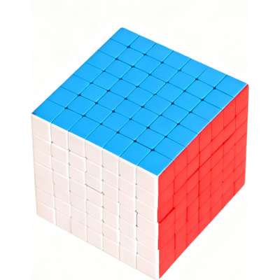 7x7 Speed Cube Puzzle, Stickerless Solid Color, ABS Material Professional Challenge 7x7 Speed Cube Puzzle, Stickerless Solid Color, ABS Material Professional Challenge