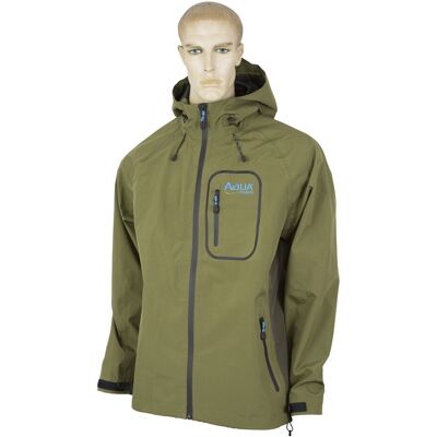 Aqua Products F12 Torrent Jacket - Waterproof, Breathable, Green Aqua Products F12 Torrent Jacket - Waterproof, Breathable, Green