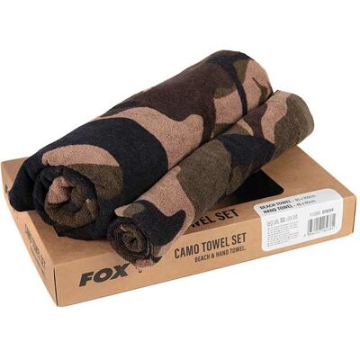Fox - Camo Beach / Hand Towel Box Set Fox - Camo Beach / Hand Towel Box Set