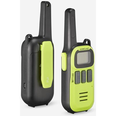 Decathlon Pair Of Usb Rechargeable Walkie Talkies - 5 Km - Wt100 One Size unisex Decathlon Pair Of Usb Rechargeable Walkie Talkies - 5 Km - Wt100 One Size unisex