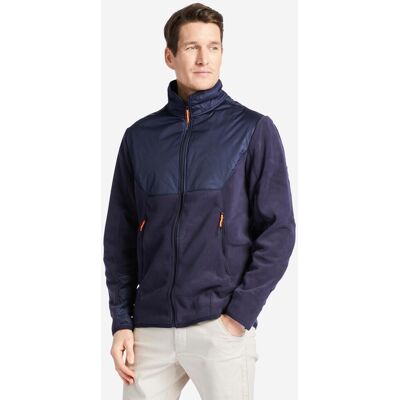 Tribord Navy Blue Fleece Sailing Jacket - Jacket Tribord Navy Blue Fleece Sailing Jacket - Jacket