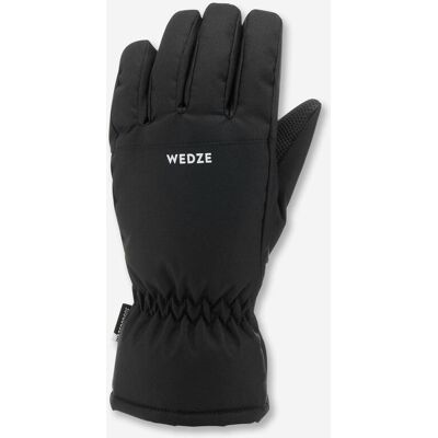 Wedze Kids’ Warm And Waterproof Ski Gloves - Black Wedze Kids’ Warm And Waterproof Ski Gloves - Black