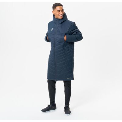 Kipsta Adult Long Football Parka - Dark Blue - Football Parka Kipsta Adult Long Football Parka - Dark Blue - Football Parka