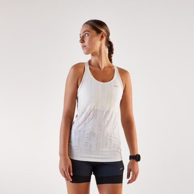 Women's Running Tank Top With Built-in Bra Kiprun Run 500 Comfort Beige UK 16 unisex Women's Running Tank Top With Built-in Bra Kiprun Run 500 Comfort Beige UK 16 unisex