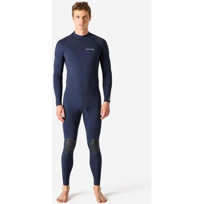OLAIAN Men's Surfing 2/2 mm Neoprene Wetsuit 100 - Blue XS male OLAIAN Men's Surfing 2/2 mm Neoprene Wetsuit 100 - Blue XS male