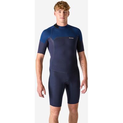 OLAIAN Men’s Surfing Stretch Neoprene Shorty Wetsuit 500 Blue XXL male OLAIAN Men’s Surfing Stretch Neoprene Shorty Wetsuit 500 Blue XXL male