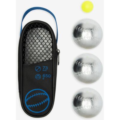 Geologic Petanque Set - 3 Boules - Durable - Unisex Geologic Petanque Set - 3 Boules - Durable - Unisex