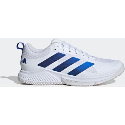 Adidas Adult Handball Shoes Court Team Bounce - White/blue UK 8.5 unisex Adidas Adult Handball Shoes Court Team Bounce - White/blue UK 8.5 unisex