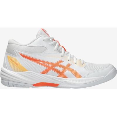 ASICS Adult Volleyball Shoes Gel-task Mid MT4 - White/orange UK 6.5 unisex ASICS Adult Volleyball Shoes Gel-task Mid MT4 - White/orange UK 6.5 unisex