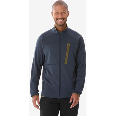 QUECHUA Men’s Hiking Fleece Jacket - MH500 Light Black 3XL male QUECHUA Men’s Hiking Fleece Jacket - MH500 Light Black 3XL male