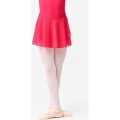 Domyos Girls Voile Ballet Wrap Skirt - Dark Pink 8-9 Years / 4'3"-4'6 female Domyos Girls Voile Ballet Wrap Skirt - Dark Pink 8-9 Years / 4'3"-4'6 female