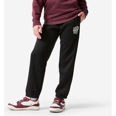 Decathlon Warm Children's Fleece Jogging Bottoms - Harry Potter Black 12-13 Years / 4'9"-5' unisex Decathlon Warm Children's Fleece Jogging Bottoms - Harry Potter Black 12-13 Years / 4'9"-5' unisex