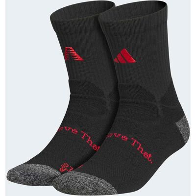 Adidas Adult Basketball Socks - Anthony Edwards Black And Red UK 10.5-12 unisex Adidas Adult Basketball Socks - Anthony Edwards Black And Red UK 10.5-12 unisex