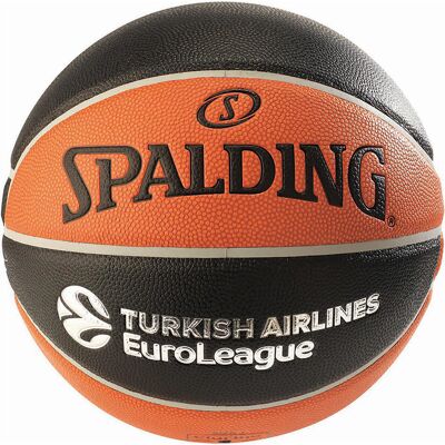 Spalding Size 7 Basketball 7 Tf1000 Euroleague - Orange/black 7 unisex Spalding Size 7 Basketball 7 Tf1000 Euroleague - Orange/black 7 unisex