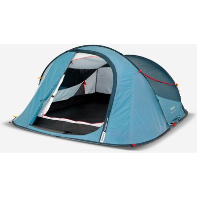 QUECHUA Instant 3-person Camping Tent - 2 Seconds - Blue One Size unisex QUECHUA Instant 3-person Camping Tent - 2 Seconds - Blue One Size unisex