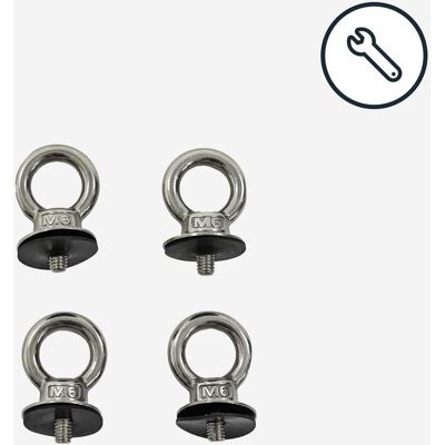 QUECHUA 4 X 6 mm Eyelets - Spare Parts For The Van 500 Condensless 2-person Tent One Size unisex QUECHUA 4 X 6 mm Eyelets - Spare Parts For The Van 500 Condensless 2-person Tent One Size unisex