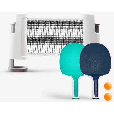 Decathlon Pongori Table Tennis Set - Grey, White, Adjustable, 1.7m Decathlon Pongori Table Tennis Set - Grey, White, Adjustable, 1.7m