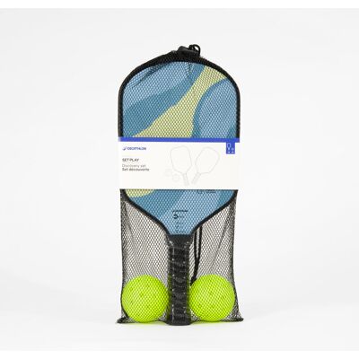 Decathlon Pickleball Set Play - 2 Rackets - 2 Balls & Carry Bag One Size unisex Decathlon Pickleball Set Play - 2 Rackets - 2 Balls & Carry Bag One Size unisex