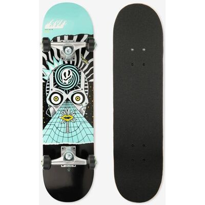 Oxelo Kids' Skateboard 8-12 Years Cp100 Mid Size - Cosmic Oxelo Kids' Skateboard 8-12 Years Cp100 Mid Size - Cosmic