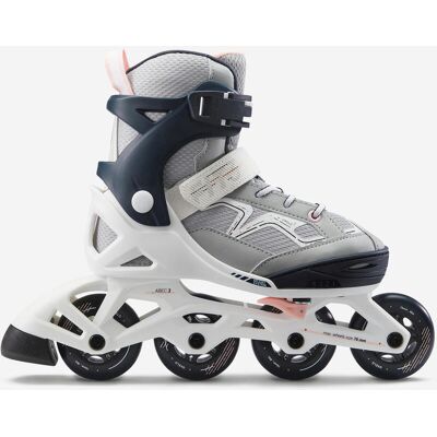 Oxelo Kids' Inline Fitness Skates Fit3 - Abyss Grey - Inline Skates for Kids Oxelo Kids' Inline Fitness Skates Fit3 - Abyss Grey - Inline Skates for Kids