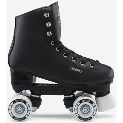 Oxelo Kids' and Adult Artistic Roller Skating Quad Skates - Black Oxelo Kids' and Adult Artistic Roller Skating Quad Skates - Black