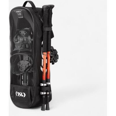 Large Deck Snowshoes Pack - Tsl 2.28 Hike Black - And Hike Alu 3 Poles One Size unisex Large Deck Snowshoes Pack - Tsl 2.28 Hike Black - And Hike Alu 3 Poles One Size unisex