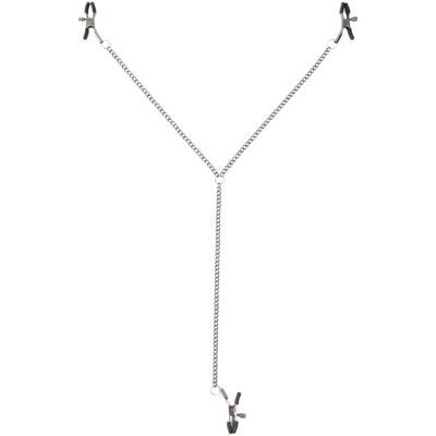 SEI-MIO - Triple Tease Adjustable Nipple and Clit Clamp Set SEI-MIO - Triple Tease Adjustable Nipple and Clit Clamp Set