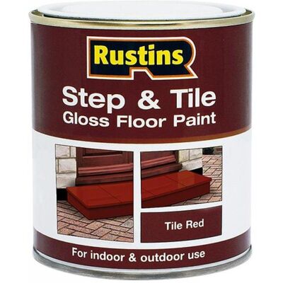 Rustins Red Step & Tile Paint - Paint Rustins Red Step & Tile Paint - Paint
