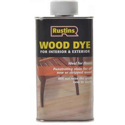 Rustins WDBM1000 Wood Dye Brown Mahogany - Wood Dye - 1 Litre Rustins WDBM1000 Wood Dye Brown Mahogany - Wood Dye - 1 Litre