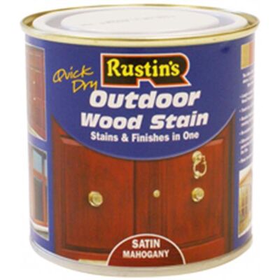 Rustins - Quick Dry Exterior Woodstain Mahogany - Exterior Woodstain Rustins - Quick Dry Exterior Woodstain Mahogany - Exterior Woodstain
