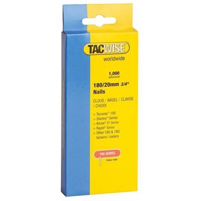 Tacwise TAC0361 180 18 Gauge 25mm Nails Pack - Nails Tacwise TAC0361 180 18 Gauge 25mm Nails Pack - Nails