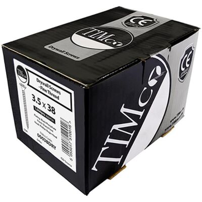 TIMco 00075DRY Drywall Screw - Black - 4.2 x 75mm - Drywall Screw TIMco 00075DRY Drywall Screw - Black - 4.2 x 75mm - Drywall Screw