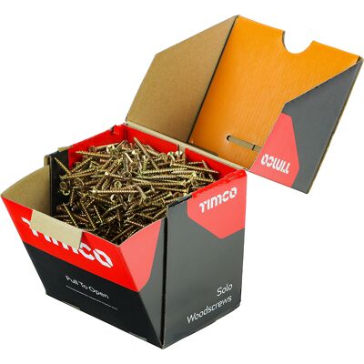 Timco - Solo - 4.0 x 40mm - Gold - Screws Timco - Solo - 4.0 x 40mm - Gold - Screws