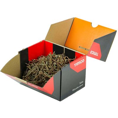 TIMco - Solo Woodscrews Industry Pack - Gold - Screws TIMco - Solo Woodscrews Industry Pack - Gold - Screws