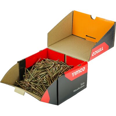 Timco Solo Countersunk Gold Woodscrews - 5.0 x 80mm - Wood Screws Timco Solo Countersunk Gold Woodscrews - 5.0 x 80mm - Wood Screws
