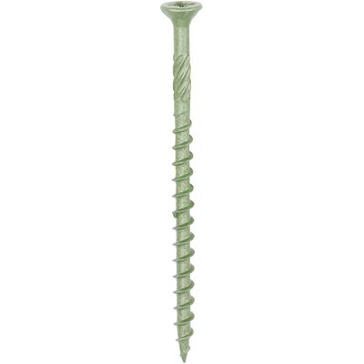 TIMCO Green Countersunk Exterior Decking Screws - 4.5 x 70 TIMCO Green Countersunk Exterior Decking Screws - 4.5 x 70