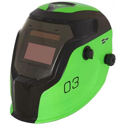 Sealey PWH3 Auto Darkening Welding Helmet - Shade 9-13 - Green Sealey PWH3 Auto Darkening Welding Helmet - Shade 9-13 - Green