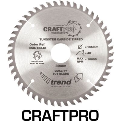 Trend Wood Circular Saw Blade - 190mm, 16mm bore, 40T, TCT Trend Wood Circular Saw Blade - 190mm, 16mm bore, 40T, TCT