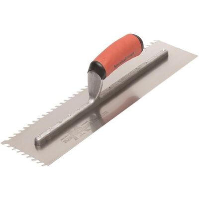 Marshalltown MLF3816SD LayFlat 10mm Notch Trowel - Trowel Marshalltown MLF3816SD LayFlat 10mm Notch Trowel - Trowel