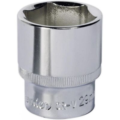 Sealey SP1229 Walldrive® Socket 29Mm 1/2inSq Drive Fully Polished Sealey SP1229 Walldrive® Socket 29Mm 1/2inSq Drive Fully Polished