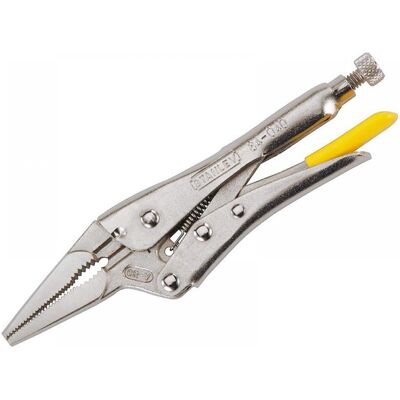 Stanley 0-84-813 Long Nose Locking Pliers 215Mm Stanley 0-84-813 Long Nose Locking Pliers 215Mm