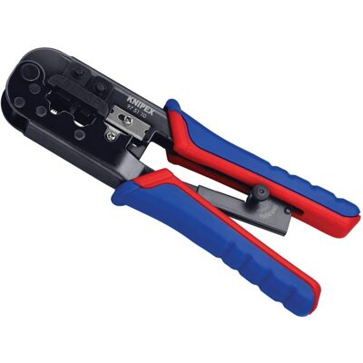 Knipex 97 51 10 SB Crimping Pliers For Rj11/12 Rj45 Western Plugs Knipex 97 51 10 SB Crimping Pliers For Rj11/12 Rj45 Western Plugs