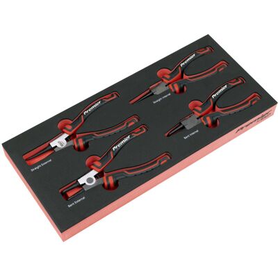 Premier Circlip Pliers Set With Tool Tray 4Pc Premier Circlip Pliers Set With Tool Tray 4Pc