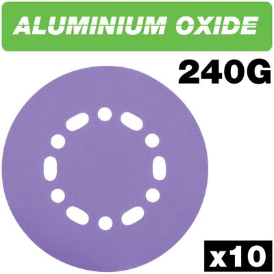 Trend Aluminium Oxide Orbital Sanding Disc - 150mm - Pack 10 Trend Aluminium Oxide Orbital Sanding Disc - 150mm - Pack 10