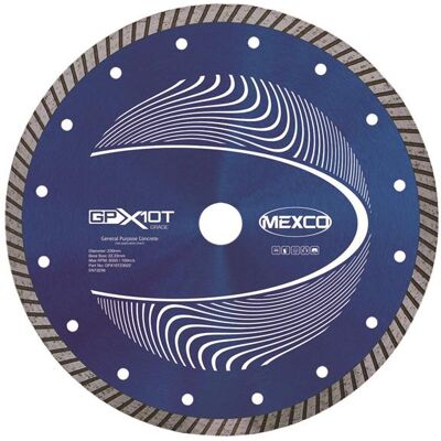 Mexco GPX10T23022 Gp Concrete Turbo Diamond Blade 230 X 22Mm Mexco GPX10T23022 Gp Concrete Turbo Diamond Blade 230 X 22Mm
