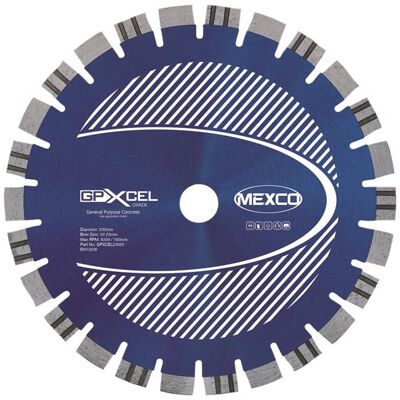 Mexco GPXCEL23022 Xcel Grade Concrete Diamond Blade 230 X 22Mm Mexco GPXCEL23022 Xcel Grade Concrete Diamond Blade 230 X 22Mm