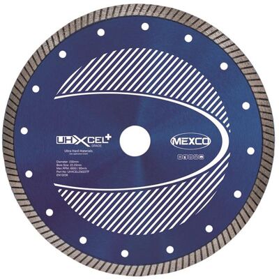 Mexco UHXCEL23022TF Uhxcel+ Ultra Hard Plus Diamond Blade 230 X 22Mm Mexco UHXCEL23022TF Uhxcel+ Ultra Hard Plus Diamond Blade 230 X 22Mm