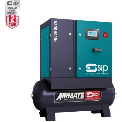 Sip 08265 Vsdd 11Kw 10Bar 500Ltr 400V Rotary Screw Compressor Sip 08265 Vsdd 11Kw 10Bar 500Ltr 400V Rotary Screw Compressor