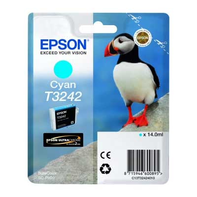 Epson T3242 Cyan Ink Cartridge Epson T3242 Cyan Ink Cartridge